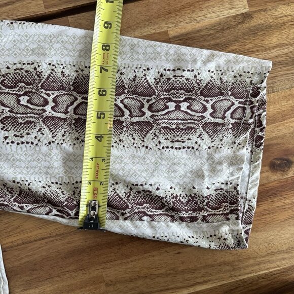 Mph Collection Women’s 3x Snake Print Blouse Top Snake Print Boho Artsy Office - Picture 14 of 14